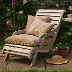 Dusky Pink Natasha Large Seat Cushion with Tassels