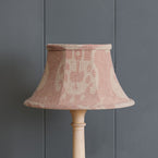 Dusky Pink Sacha Framed Linen Lampshade