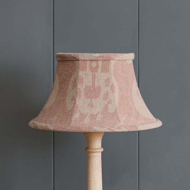 Dusky Pink Sacha Framed Linen Lampshade