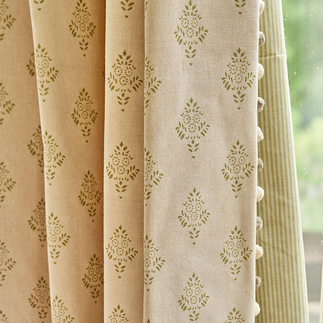 379 - Summer Green Anisha Cotton – Roll Ends