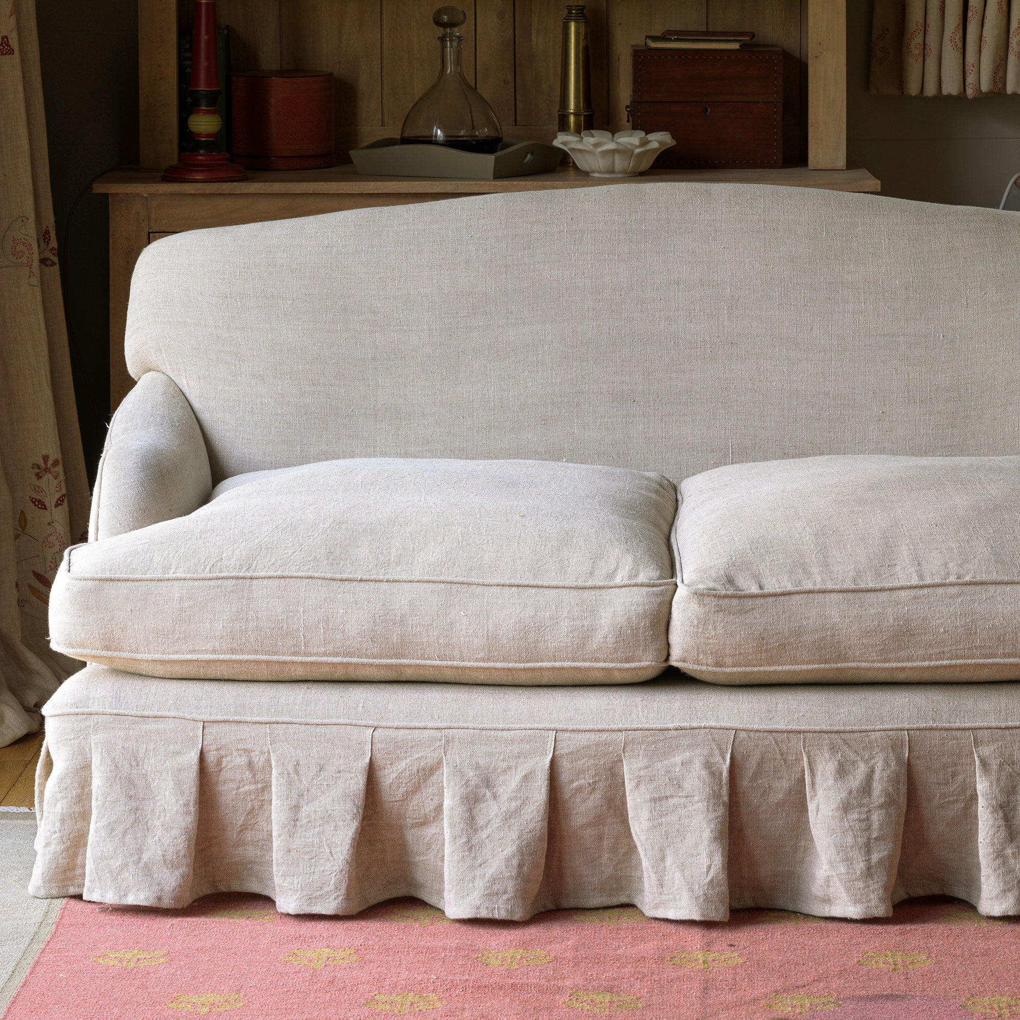 Lydia Sofa with Box Pleats – Susie Watson Designs