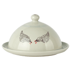 Guinea Fowl Butter Dish