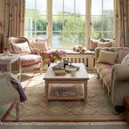 Celadon Ragini - Hand-woven Wool Kilim