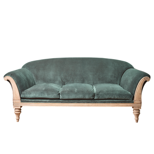 Deep Blue Cotton Upholstery Velvet