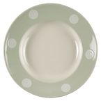 Blue White Spot Entree Dish