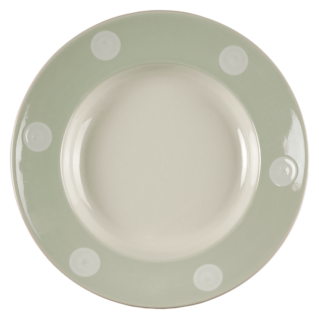 Blue White Spot Entree Dish