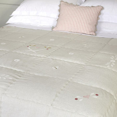 Grey Gustavian Cotton Quilt