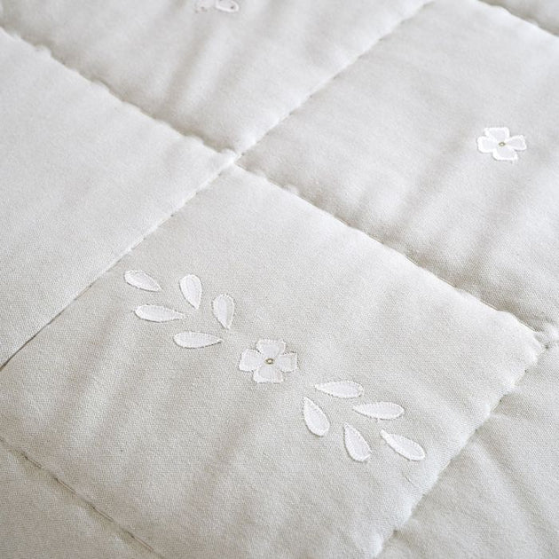 Grey Gustavian Cotton Quilt