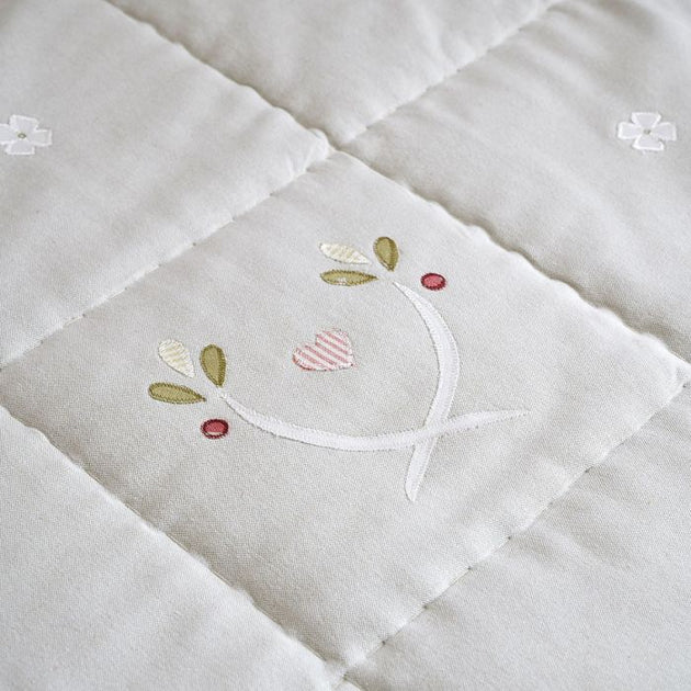 Grey Gustavian Cotton Quilt