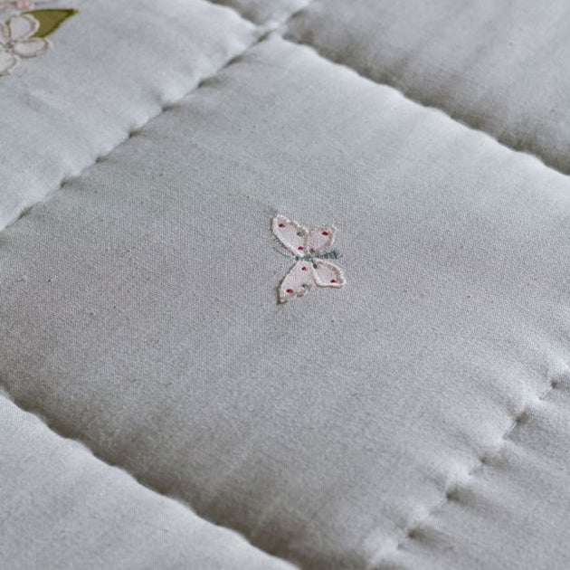 Duck Egg Apple Blossom Quilt