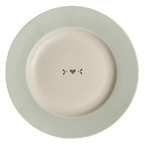 Charcoal Gustavian Dinner Plate