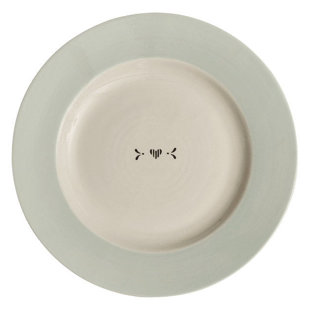 Charcoal Gustavian Dinner Plate