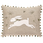 Applique Spring Hare Cushion