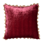 Damson Velvet Cushion