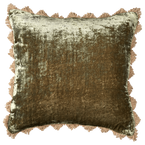 Dark Green Velvet Cushion