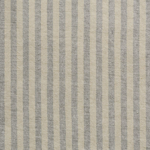 Charcoal Natural Stripe Cotton – Double Width – 273