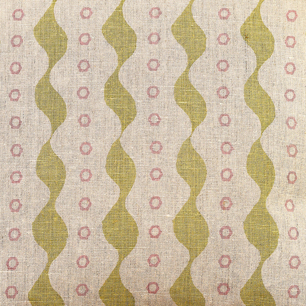 Small Sample of Pink Bloomsbury Linen