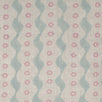 Hand-printed Blue Pink Bloomsbury Linen – 332
