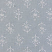 Hand-printed Reverse Smokey Blue Moonflower Linen – 334