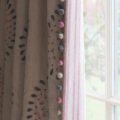 Dusky Pink Medium Ticking Stripe Cotton – 233