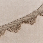 Pair of Curtains in Olive Herringbone Wool Tweed 180cm (W) x 228cm (L)