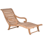 Teak Garden Lounger