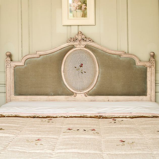 Upholstered Gustavian Bed