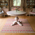 Blue Biarritz - Hand-woven Wool Kilim