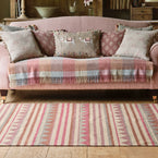 Blue Biarritz - Hand-woven Wool Kilim