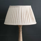 Natural Linen Pleated Lampshade