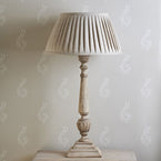 Natural Linen Pleated Lampshade