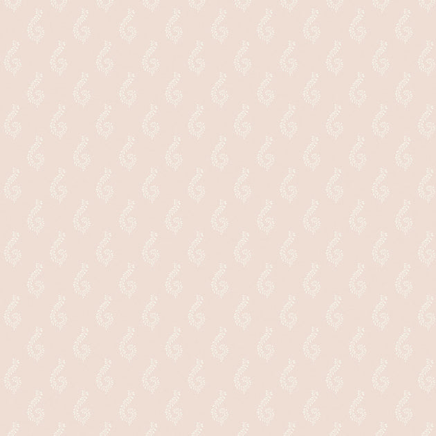 Sample of Blush Ivory Small Shalini Wallpaper