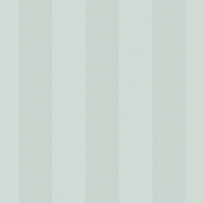 Duck Egg Wide Stripe Wallpaper - Sale