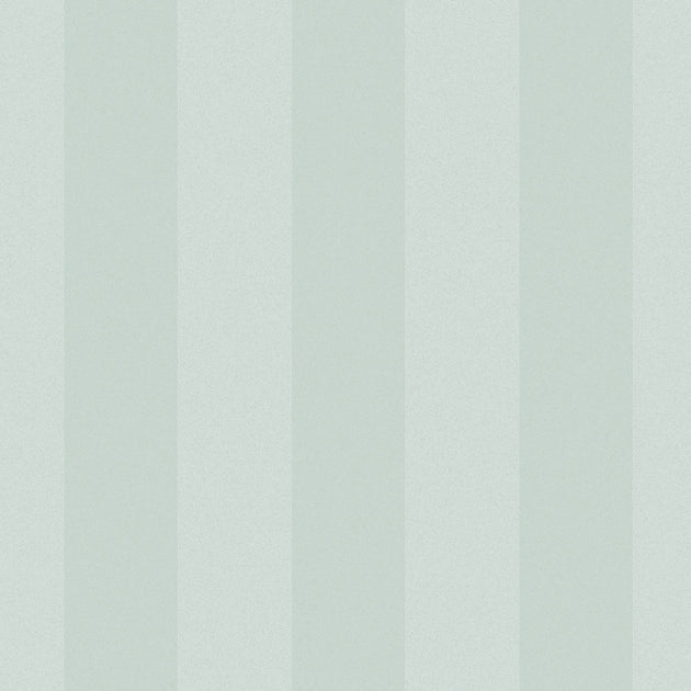 Duck Egg Wide Stripe Wallpaper - Sale