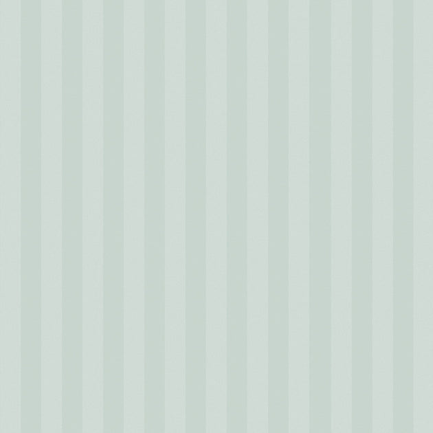 Duck Egg Wide Stripe Wallpaper - Sale