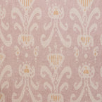 Hand-printed Dusky Pink Natasha Linen Stonewashed Panel (2.7m Approx.) - 359PS