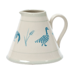 Indigo Geese in the Grass Baby Pitcher