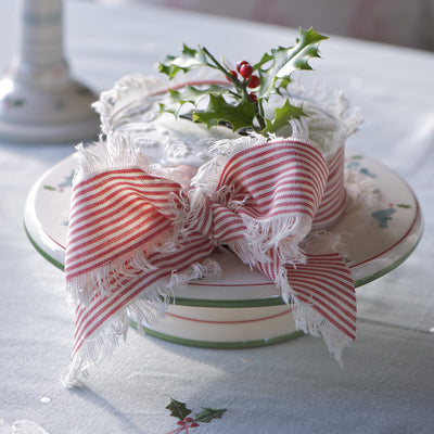 Christmas Bird Cake Stand
