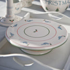 Christmas Bird Cake Stand