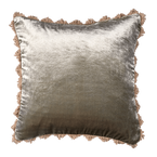 Smokey Green Velvet Cushion