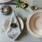 Snowdrop Duck Egg Cotton Napkin (Set of 4)