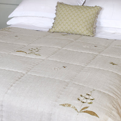 Foxglove Linen Quilt