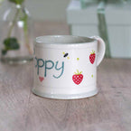 Personalised Strawberry Small Mug