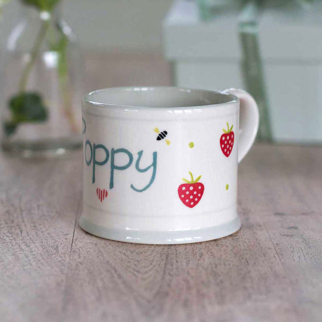 Personalised Strawberry Small Mug