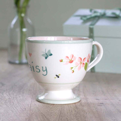 Personalised Apple Blossom Large Mug