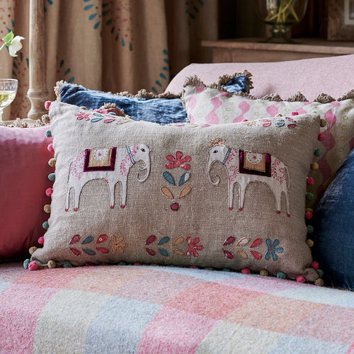 Embroidered, Linen, Velvet & Silk Cushions