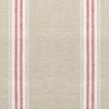 Beech Red Gustavian Stripe Cotton – Double Width - 289L