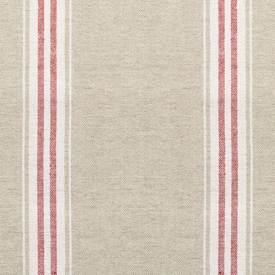 Beech Red Gustavian Stripe Cotton – Double Width - 289L