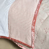 Red Leaf Rustic Linen Quilt - Super King