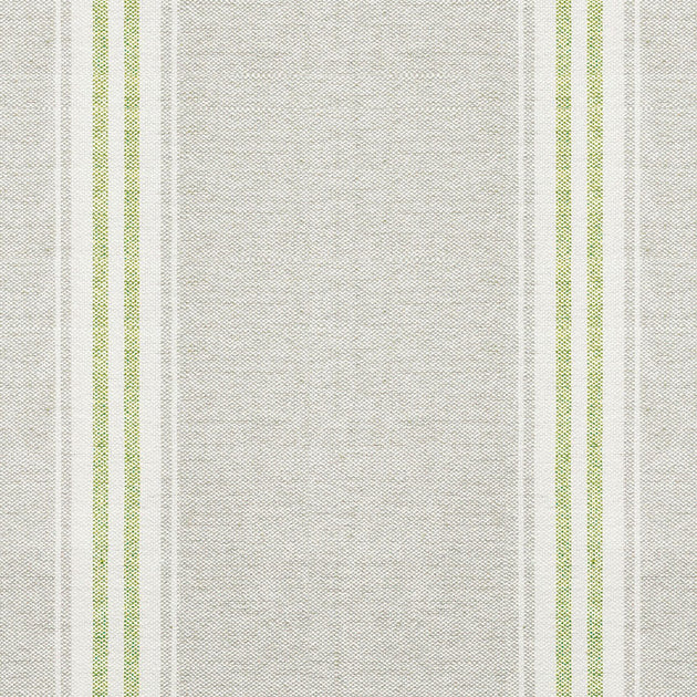 288L - Grey Green Gustavian Stripe Cotton – Double Width Roll Ends
